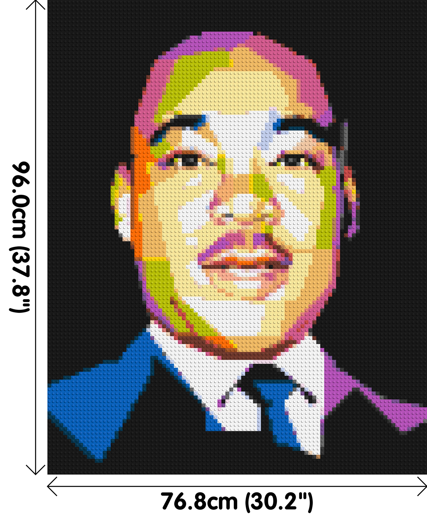 Martin Luther King Jr. - Brick Art Mosaic Kit 4x5 large