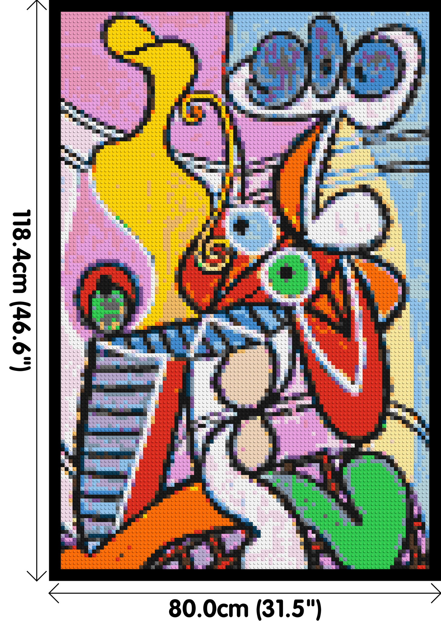 Great Still Life on a Pedestal by Pablo Picasso - Brick Art Mosaic Kit 4x6 large