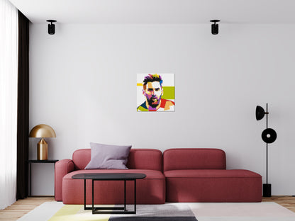 Messi #2 - Brick Art Mosaic Kit 3x3 large