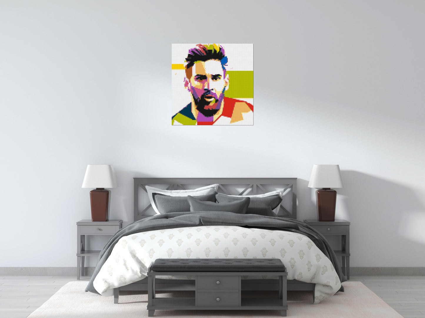 Messi #2 - Brick Art Mosaic Kit 4x4 large