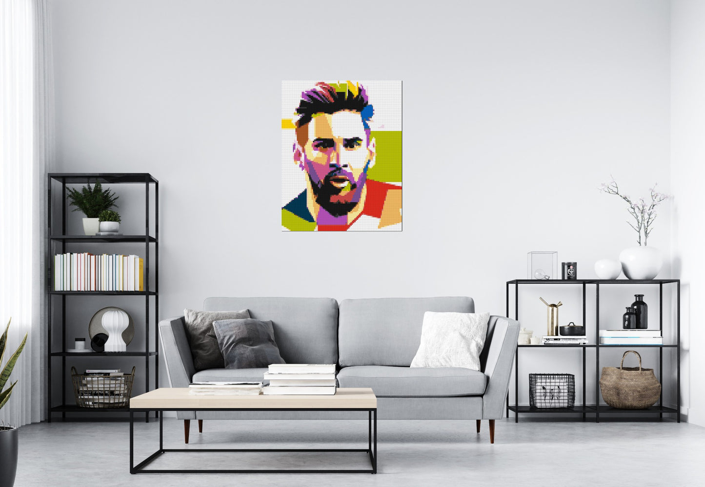 Messi #2 - Brick Art Mosaic Kit 4x5 large