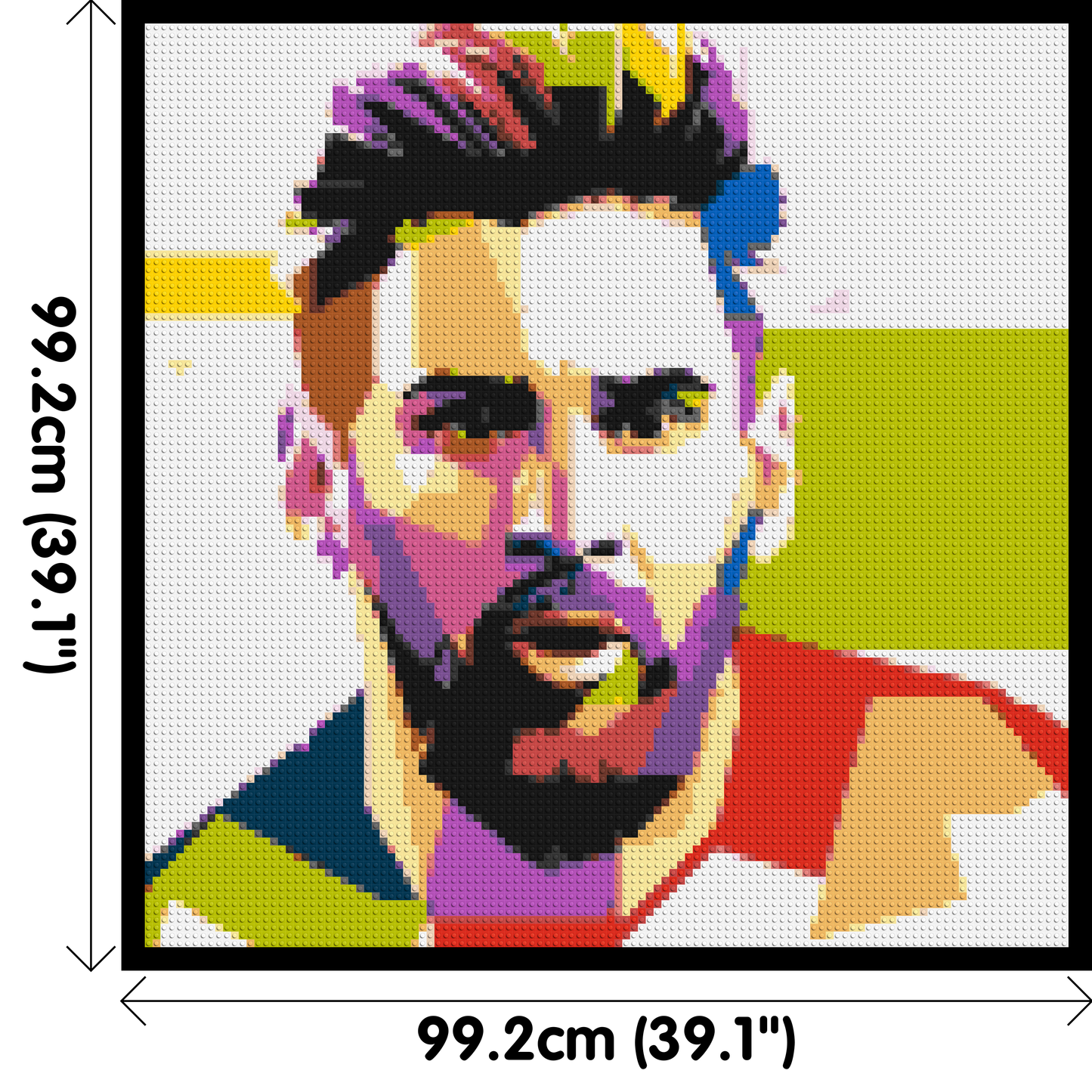 Messi #2 - Brick Art Mosaic Kit 5x5 large