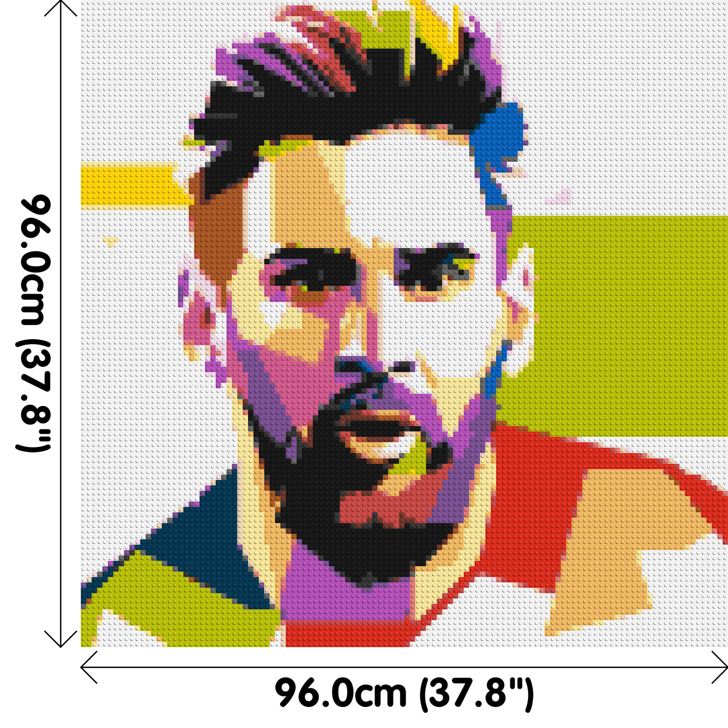 Messi #2 - Brick Art Mosaic Kit 5x5 large