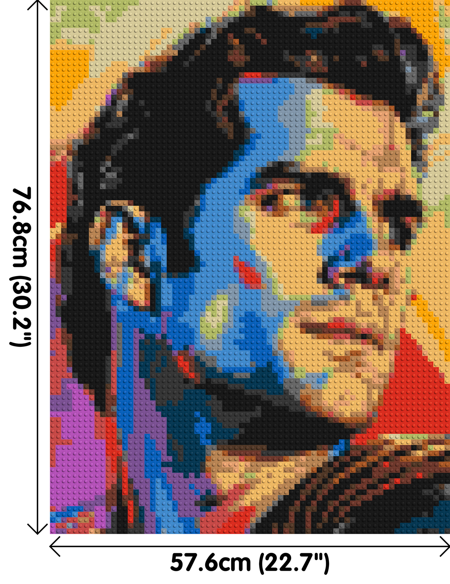 Henry Cavill - Brick Art Mosaic Kit 3x4 large