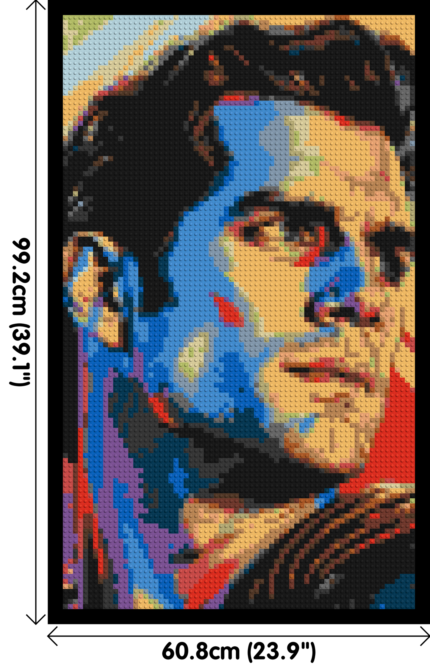 Henry Cavill - Brick Art Mosaic Kit 3x5 large