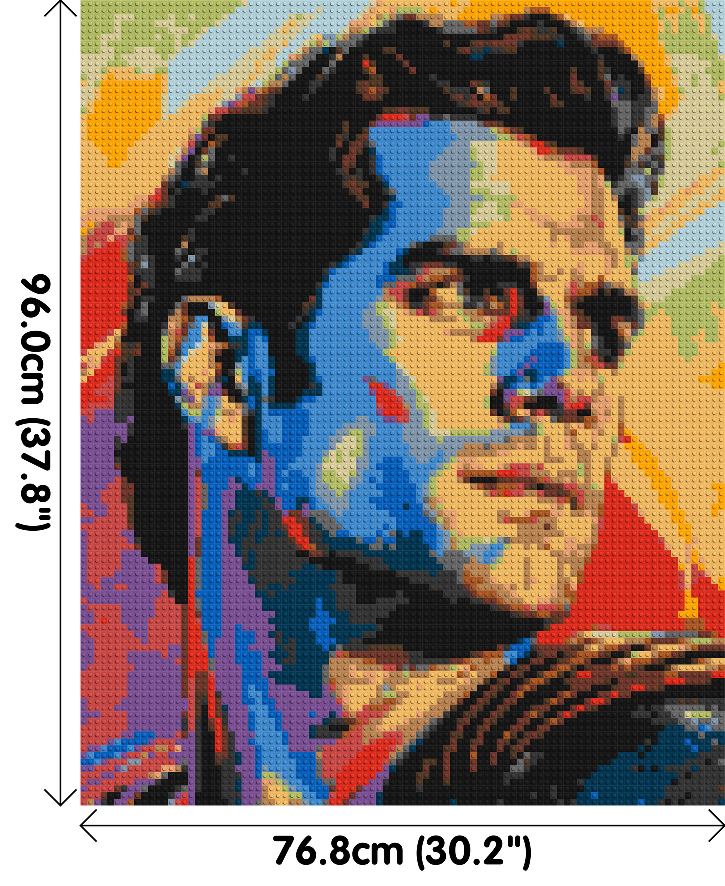 Henry Cavill - Brick Art Mosaic Kit 4x5 large