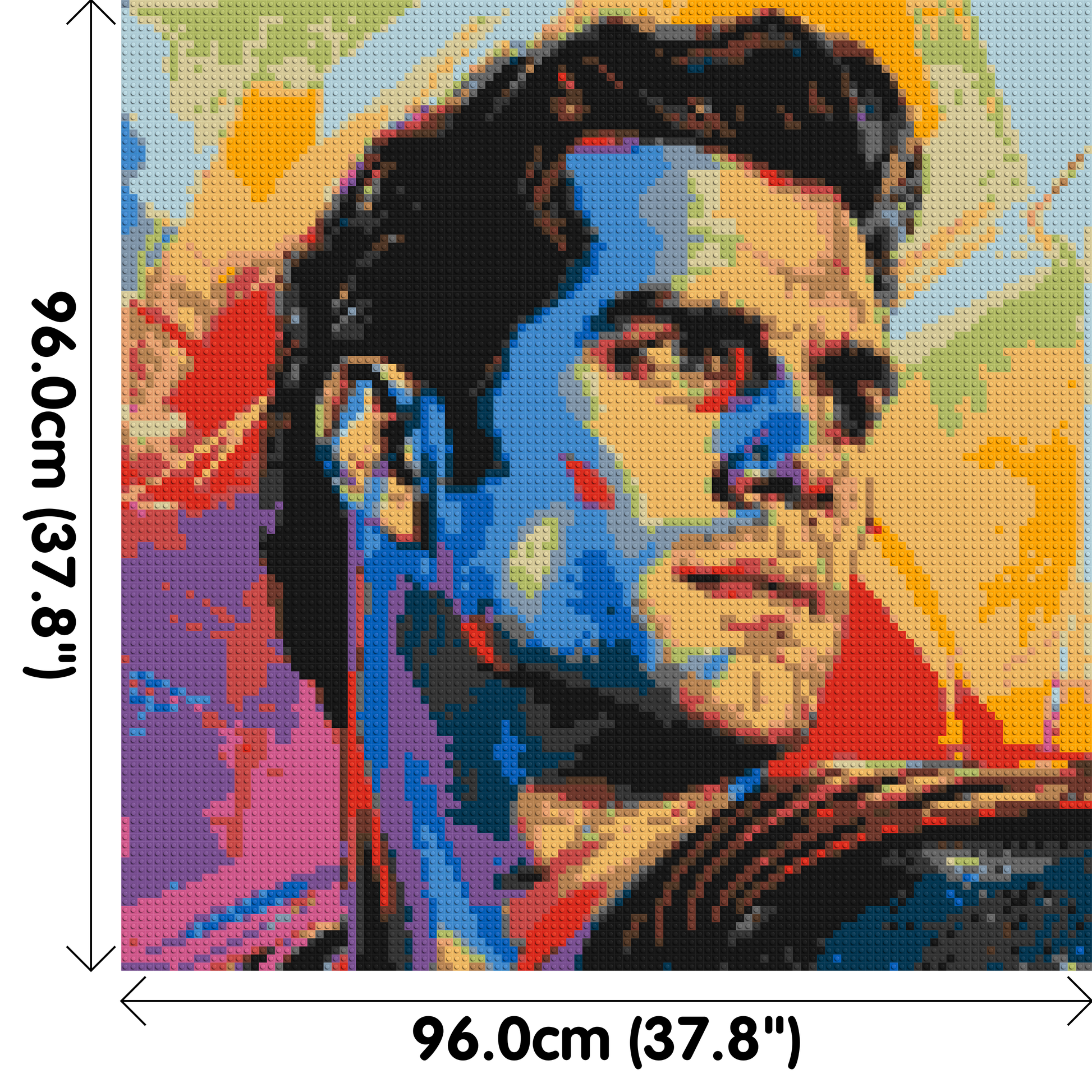 Henry Cavill - Brick Art Mosaic Kit 5x5 dimensions