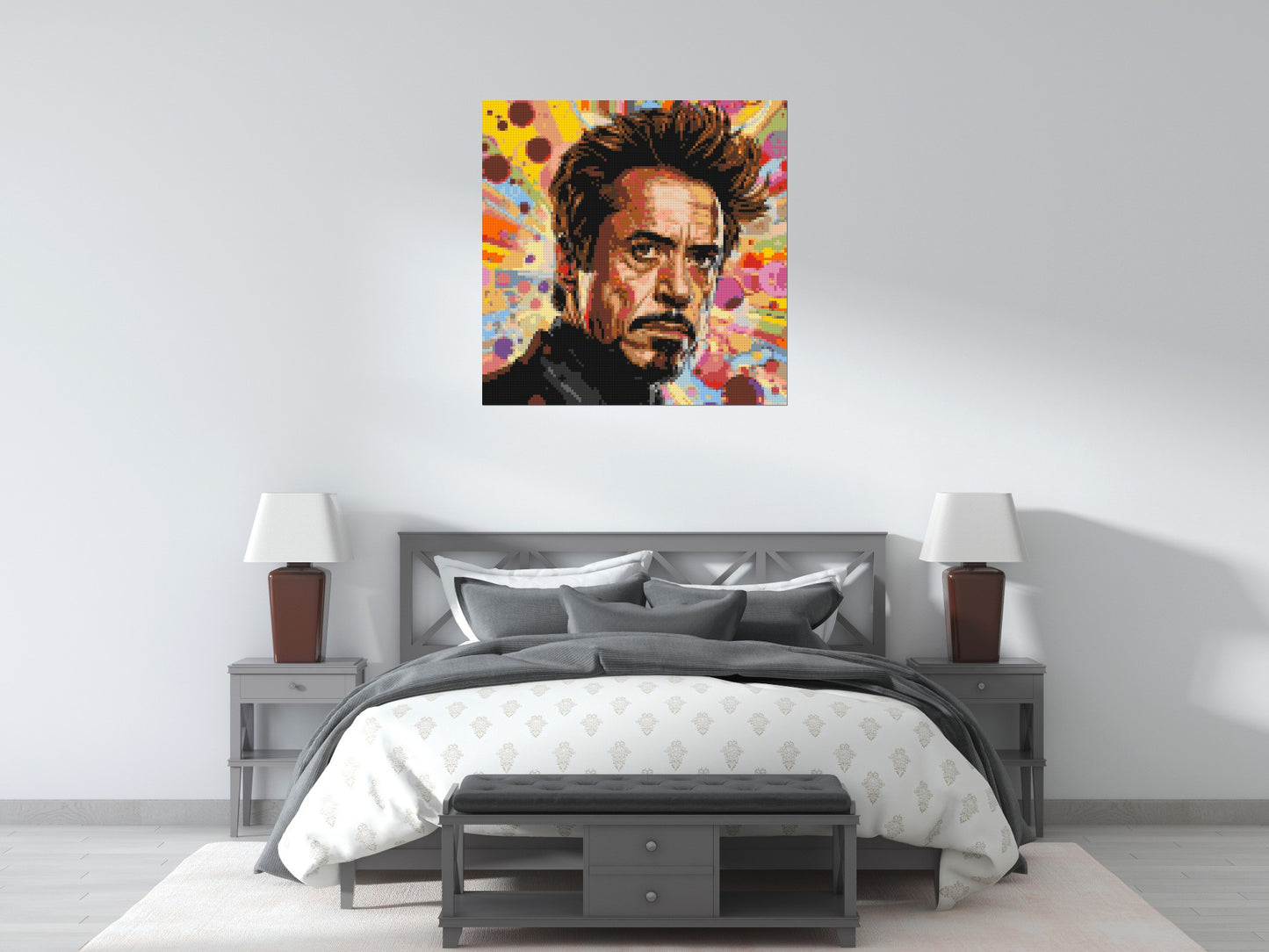 Robert Downey Jr. - Brick Art Mosaic Kit 5x5 large