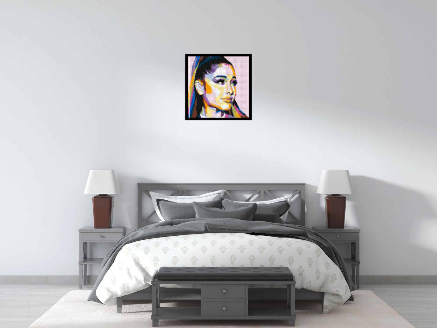 Ariana Grande - Brick Art Mosaic Kit 3x3 large