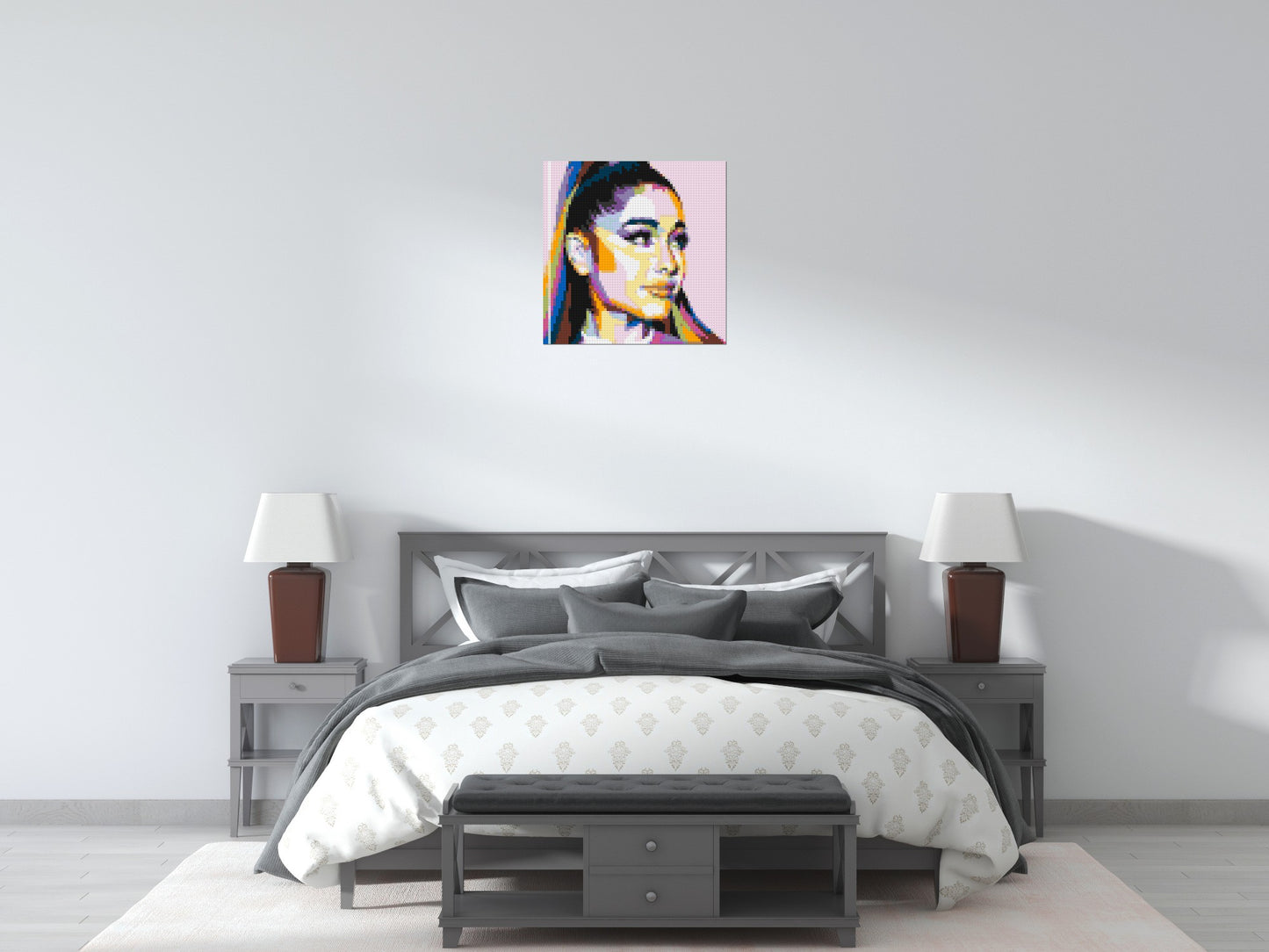 Ariana Grande - Brick Art Mosaic Kit 3x3 large