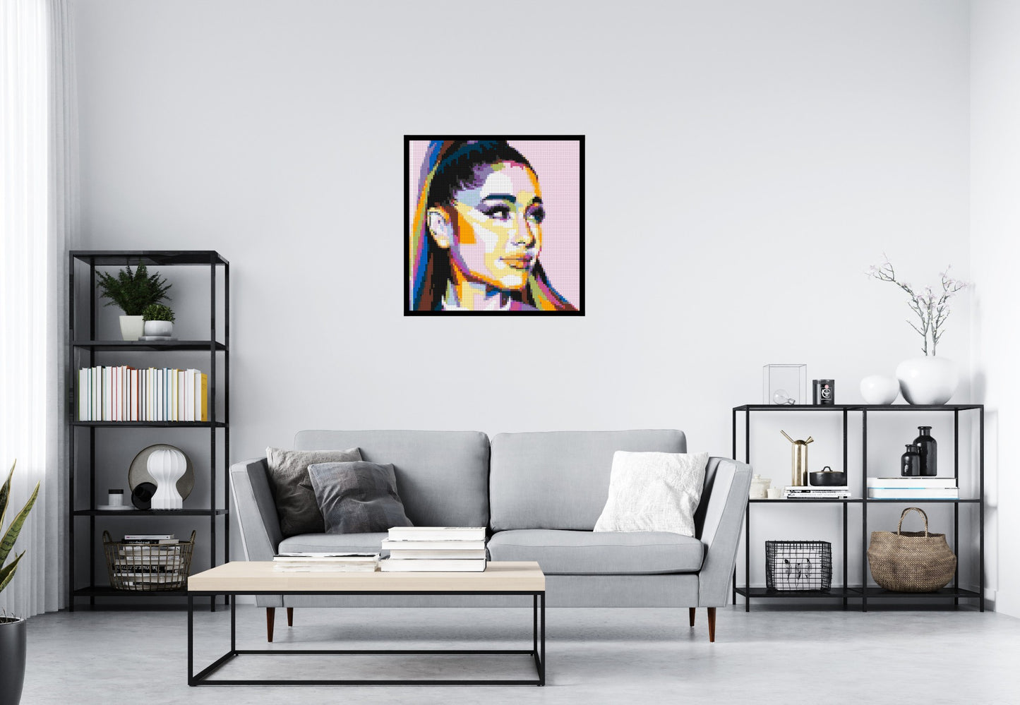 Ariana Grande - Brick Art Mosaic Kit 4x4 large