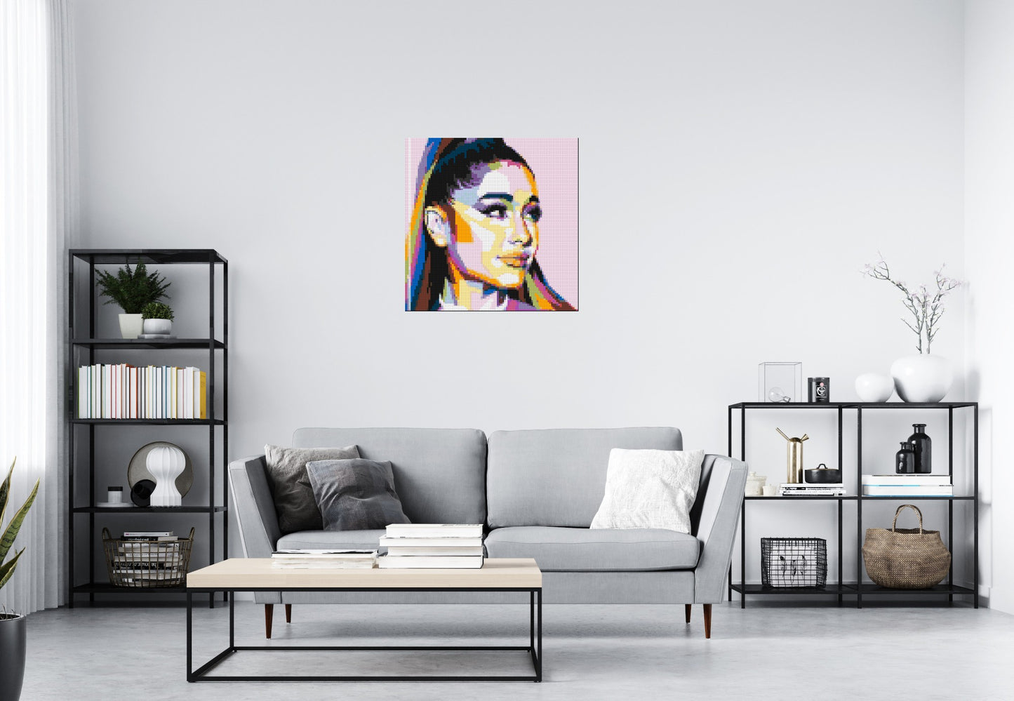 Ariana Grande - Brick Art Mosaic Kit 4x4 large