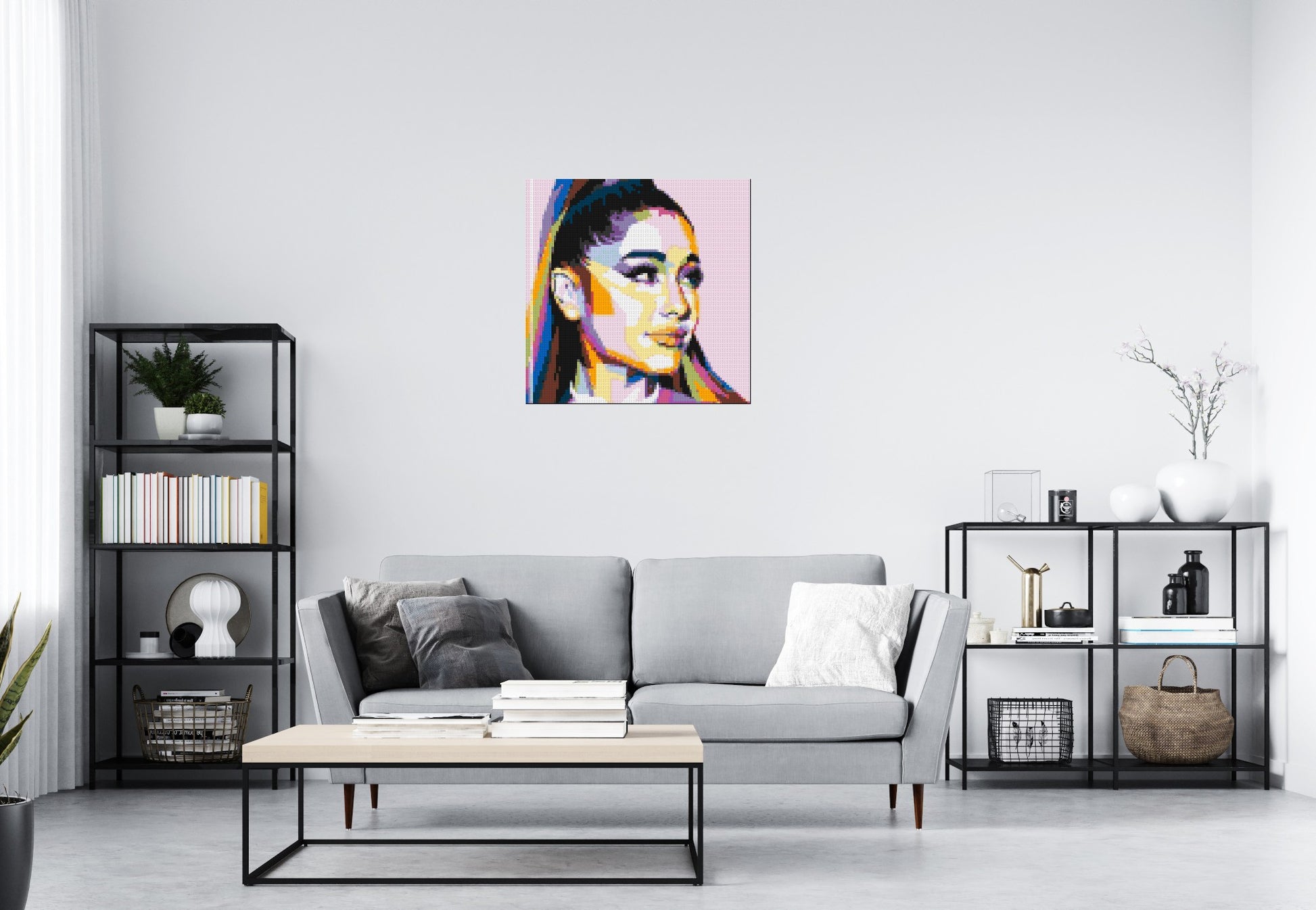 Ariana Grande - Brick Art Mosaic Kit 4x4 scene