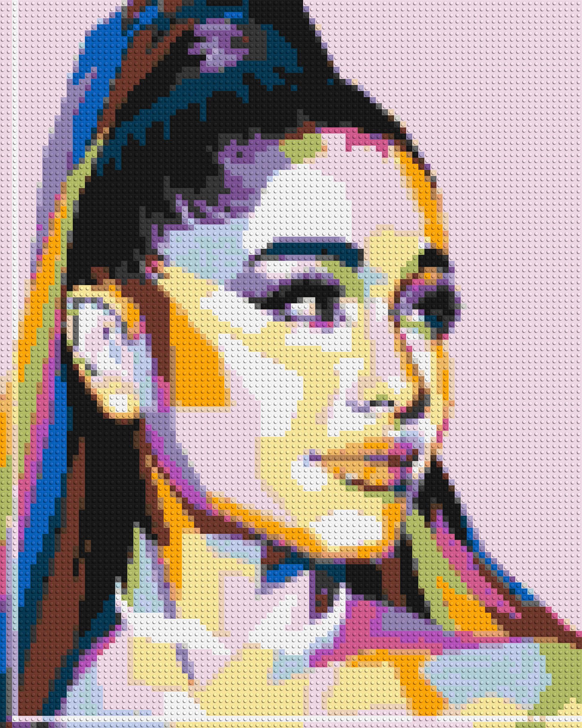 Ariana Grande - Brick Art Mosaic Kit 4x5 large