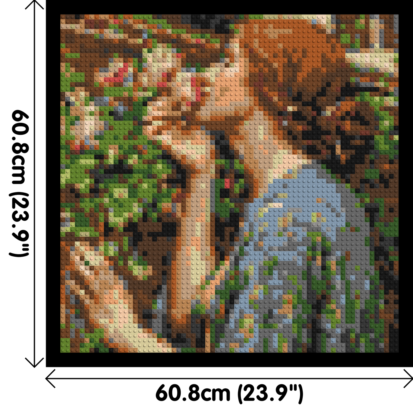 The Soul of The Rose by J. W. Waterhouse - Brick Art Mosaic Kit 3x3 large