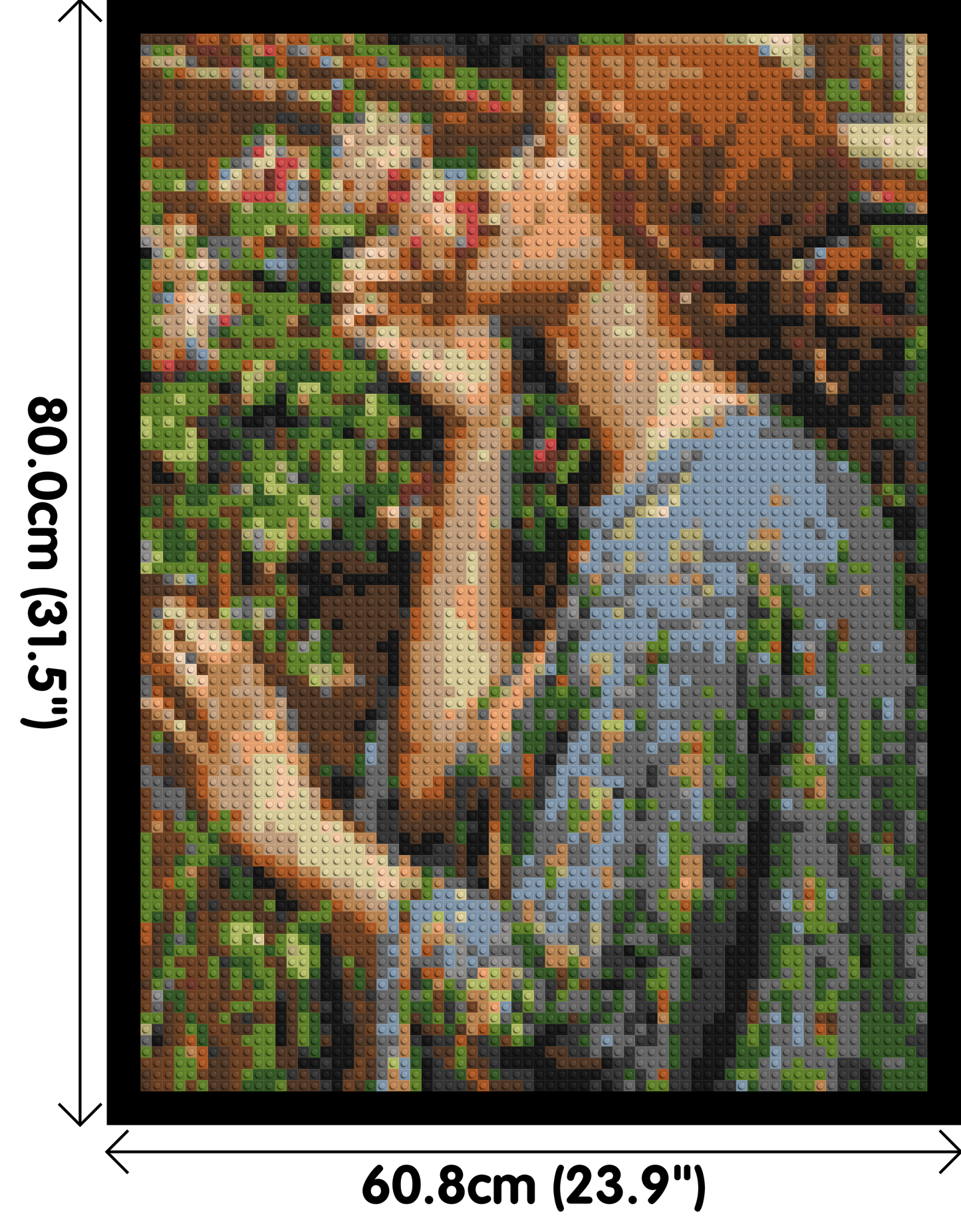 The Soul of The Rose by J. W. Waterhouse - Brick Art Mosaic Kit 3x4 large