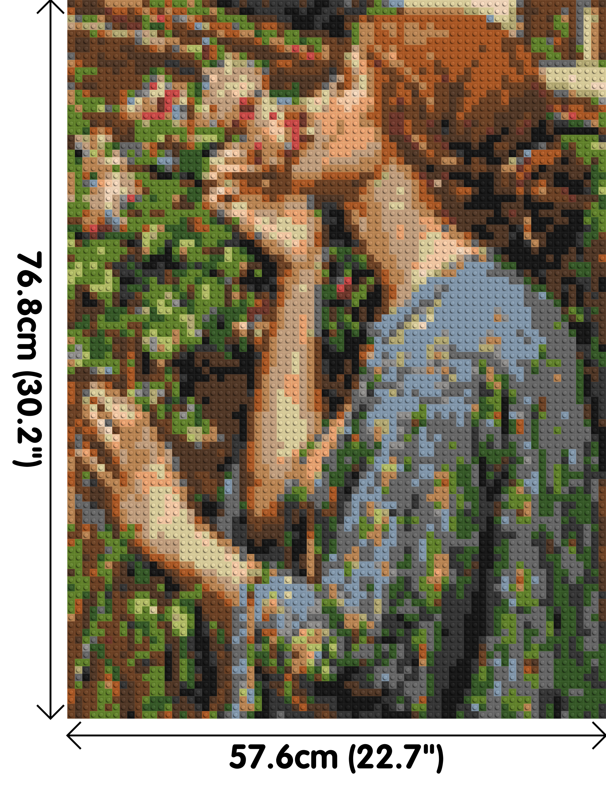 The Soul of The Rose by J. W. Waterhouse - Brick Art Mosaic Kit 3x4 dimensions