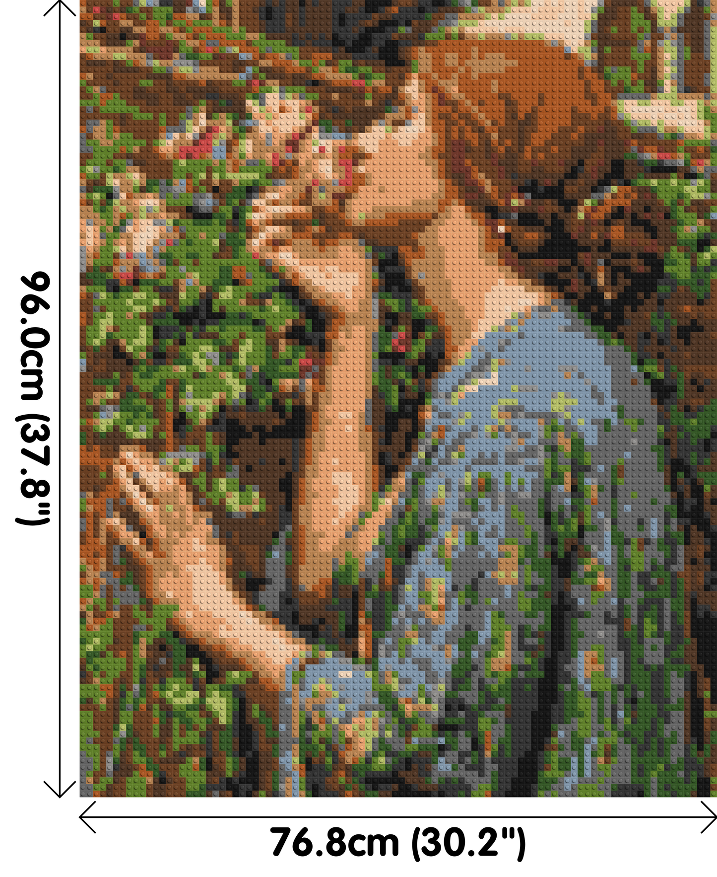 The Soul of The Rose by J. W. Waterhouse - Brick Art Mosaic Kit 4x5 large