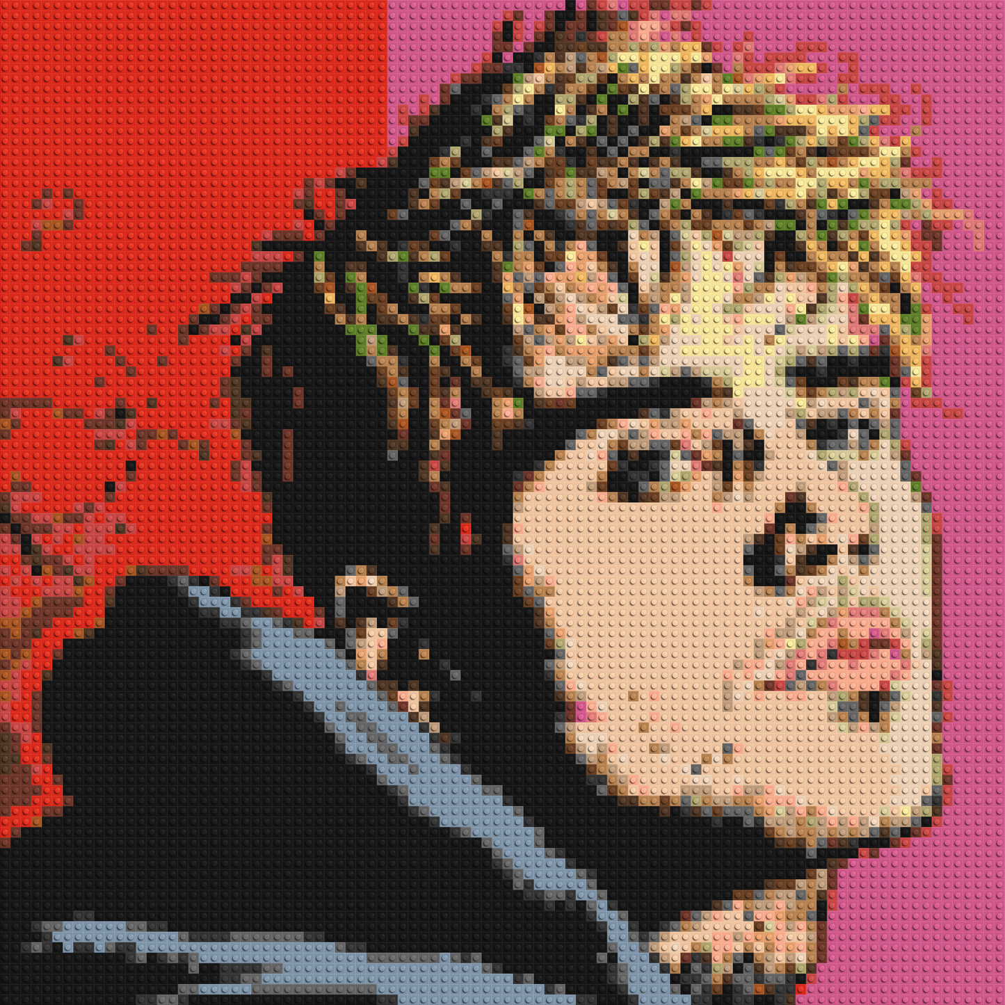 Justin Bieber - Brick Art Mosaic Kit 4x4 large