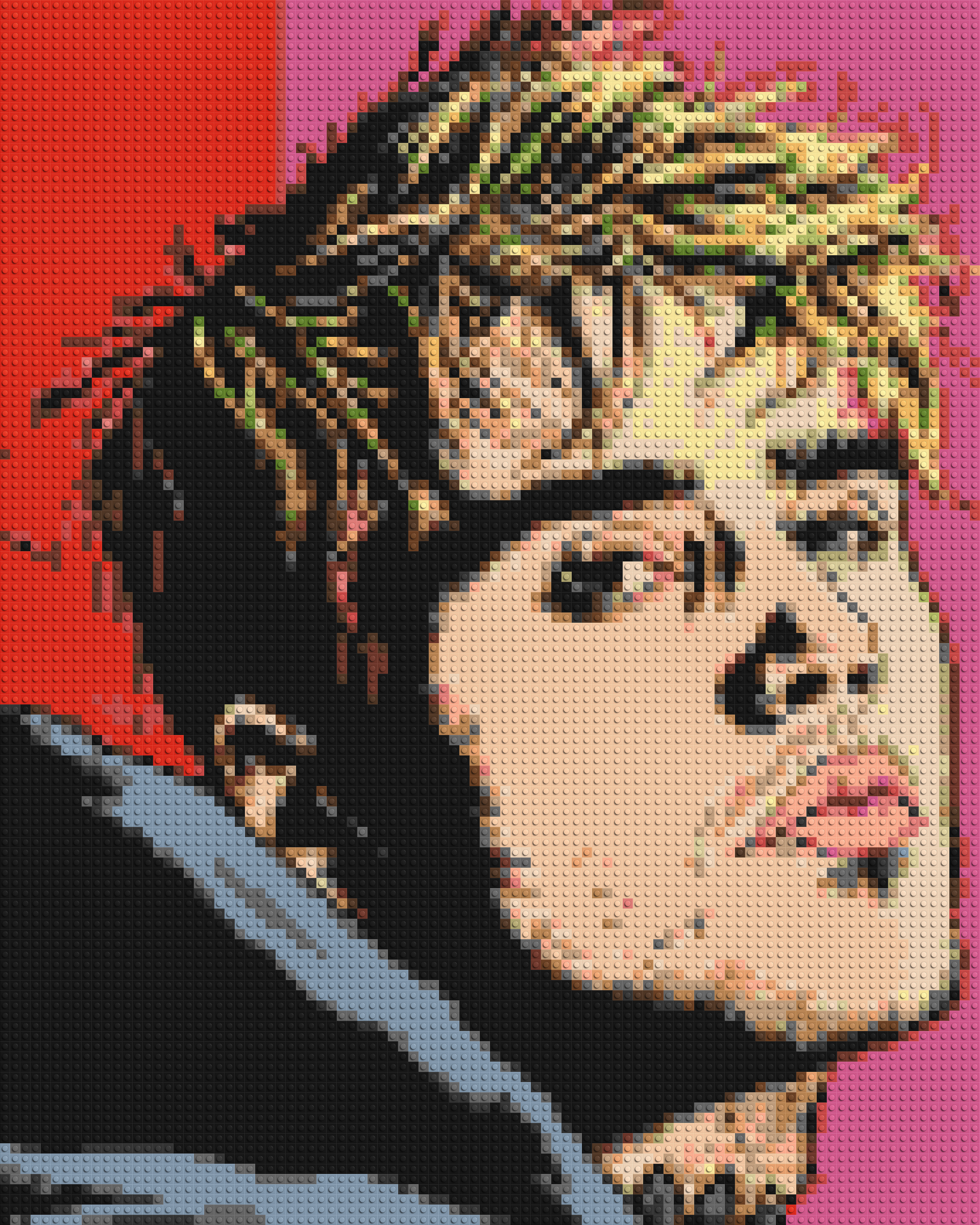 Justin Bieber - Brick Art Mosaic Kit 4x5 large