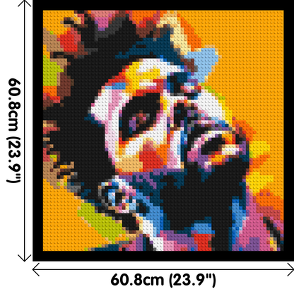 The Weeknd - Brick Art Mosaic Kit 3x3 large