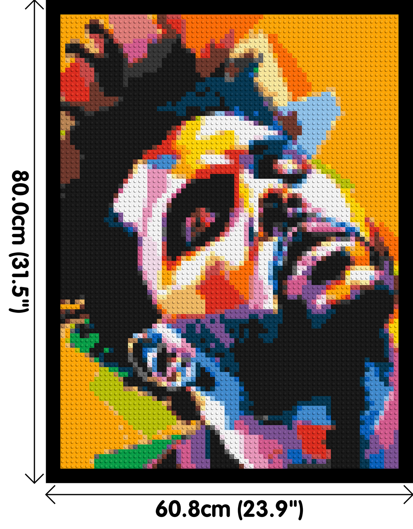 The Weeknd - Brick Art Mosaic Kit 3x4 large