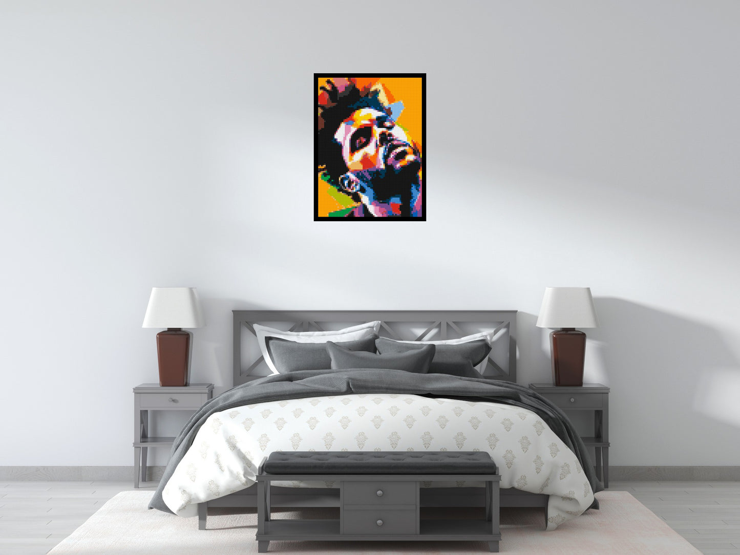 The Weeknd - Brick Art Mosaic Kit 3x4 large