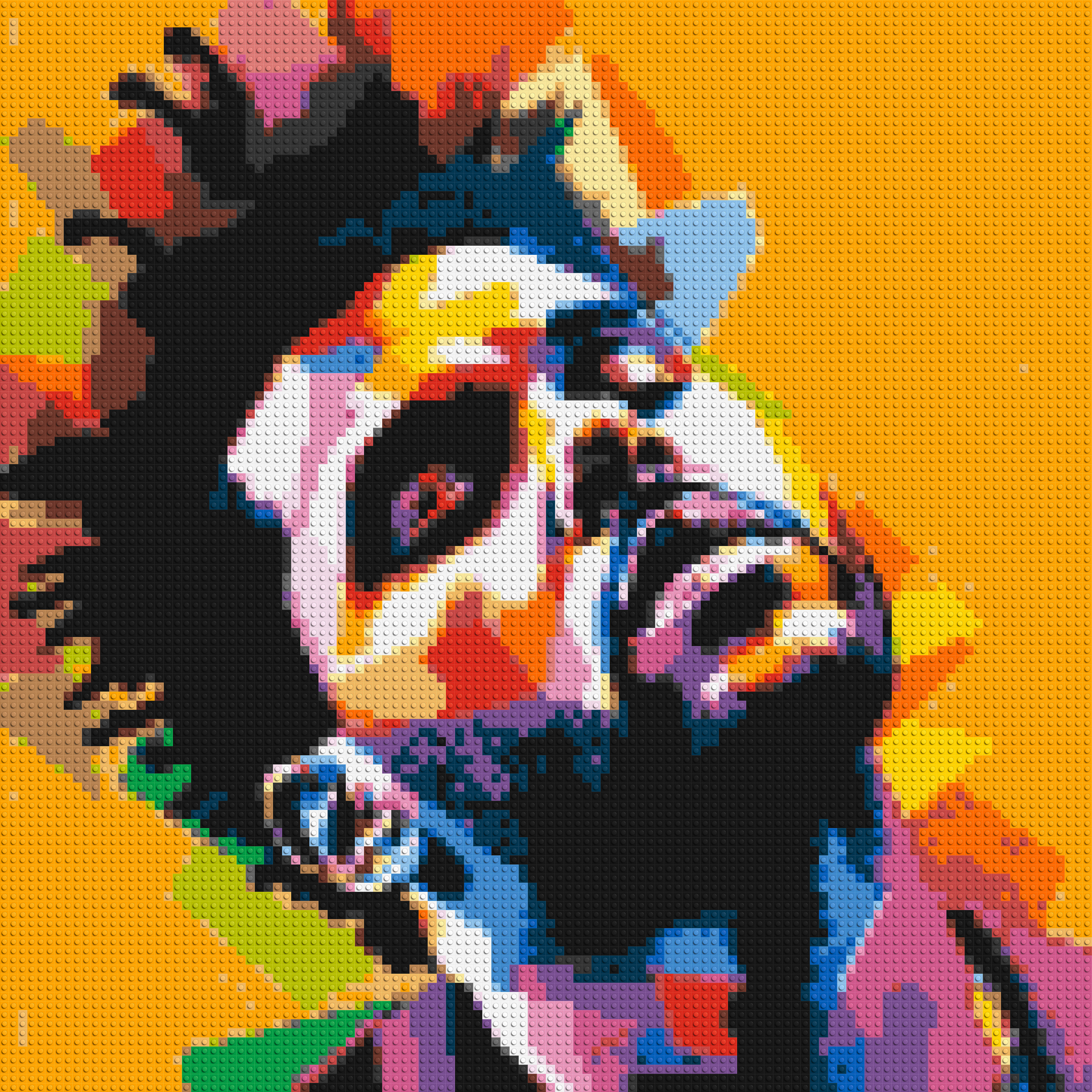 The Weeknd - Brick Art Mosaic Kit 5x5 large