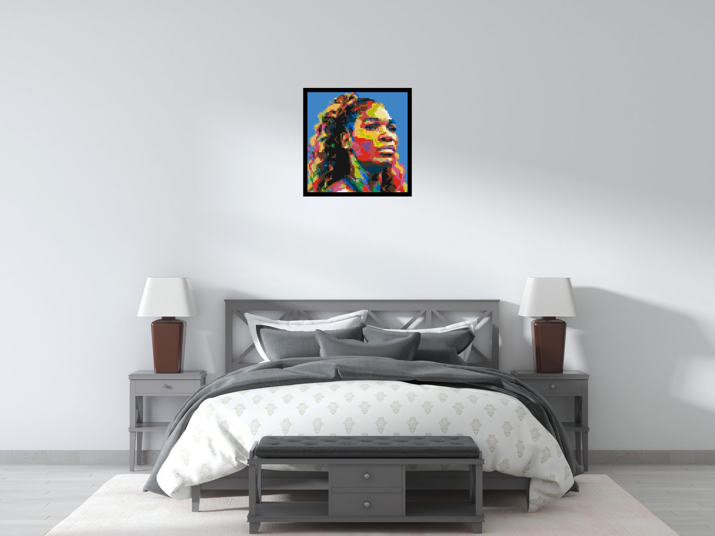 Serena Williams - Brick Art Mosaic Kit 3x3 large