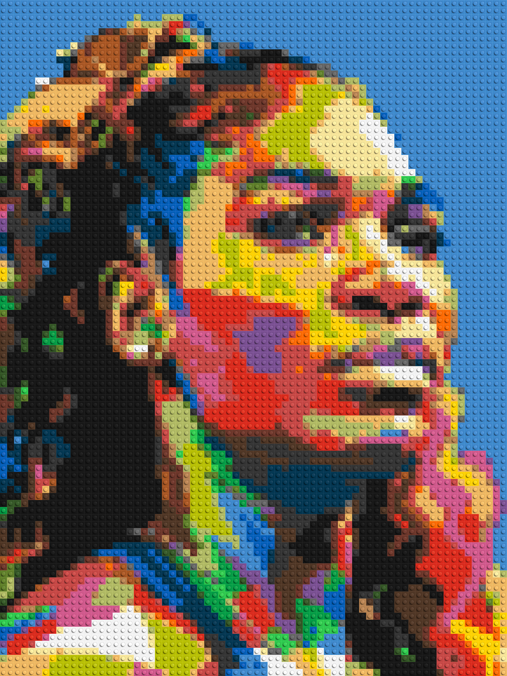 Serena Williams - Brick Art Mosaic Kit 3x4 large