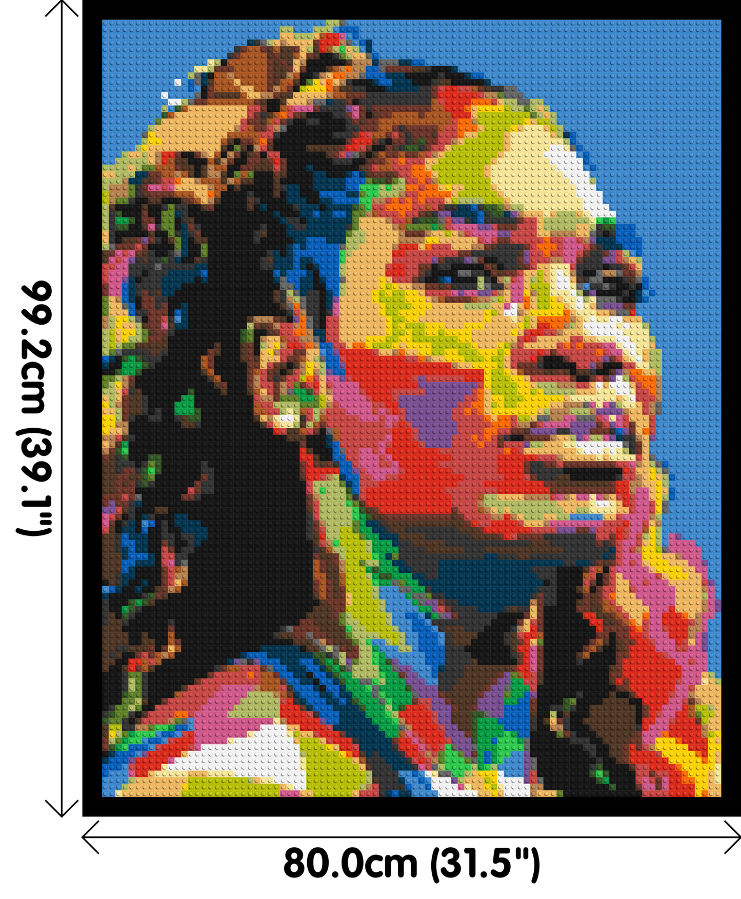 Serena Williams - Brick Art Mosaic Kit 4x5 large