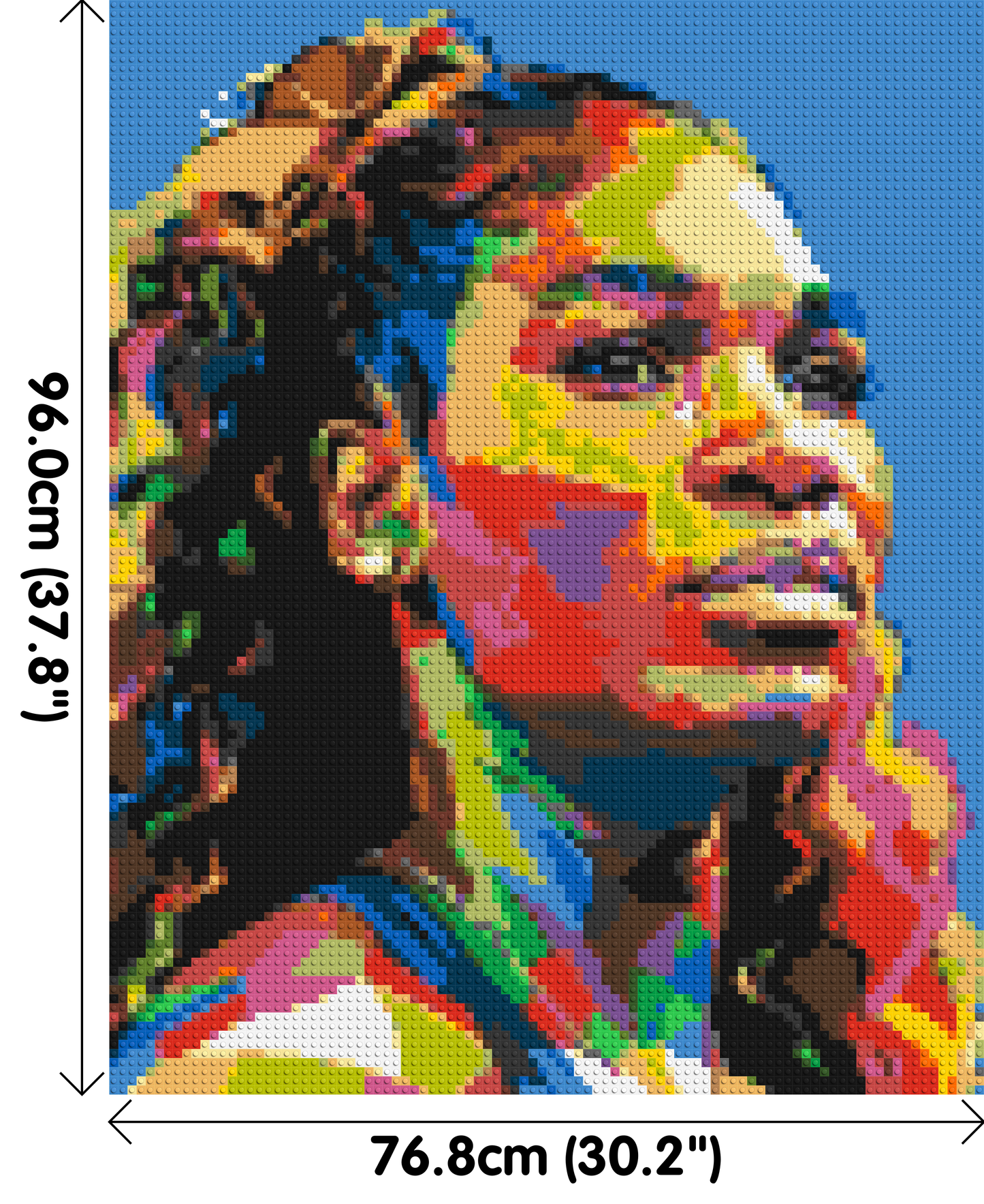 Serena Williams - Brick Art Mosaic Kit 4x5 large