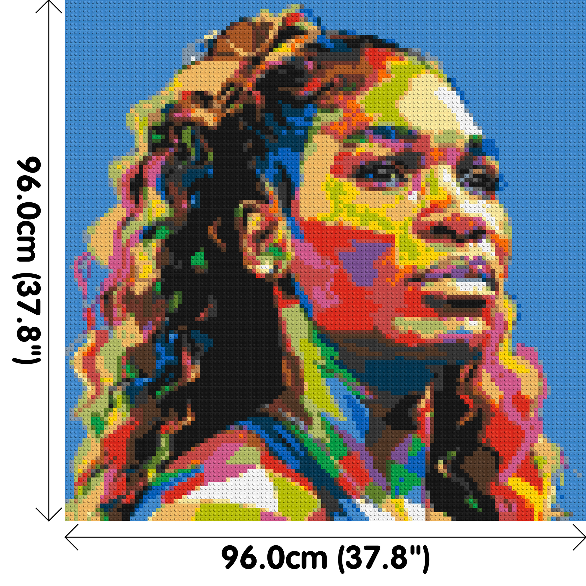 Serena Williams - Brick Art Mosaic Kit 5x5 dimensions