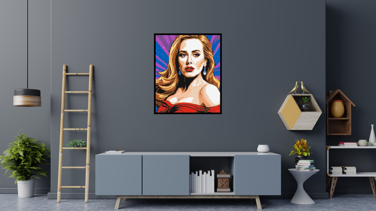 Adele - Brick Art Mosaic Kit 5x6 large