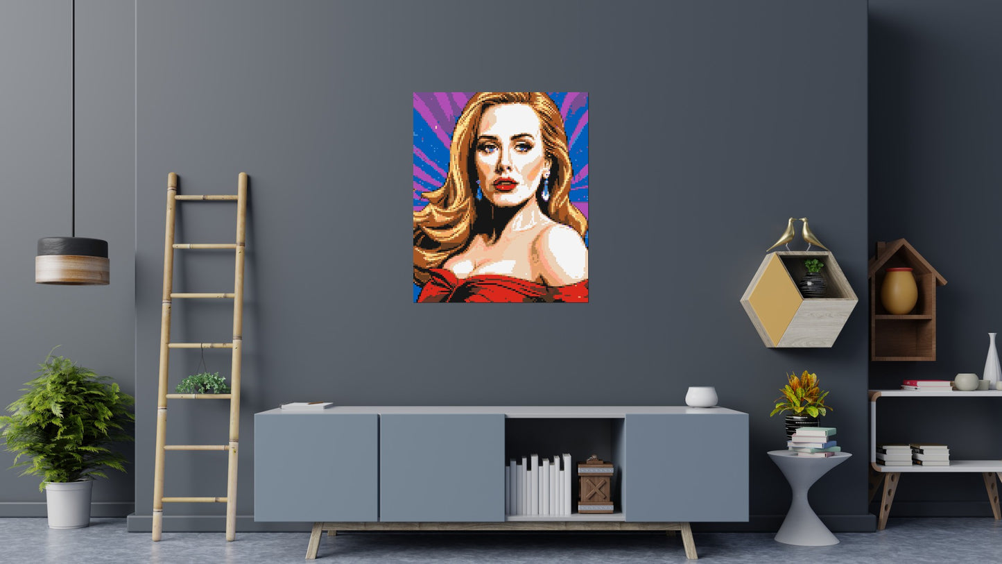 Adele - Brick Art Mosaic Kit 5x6 large