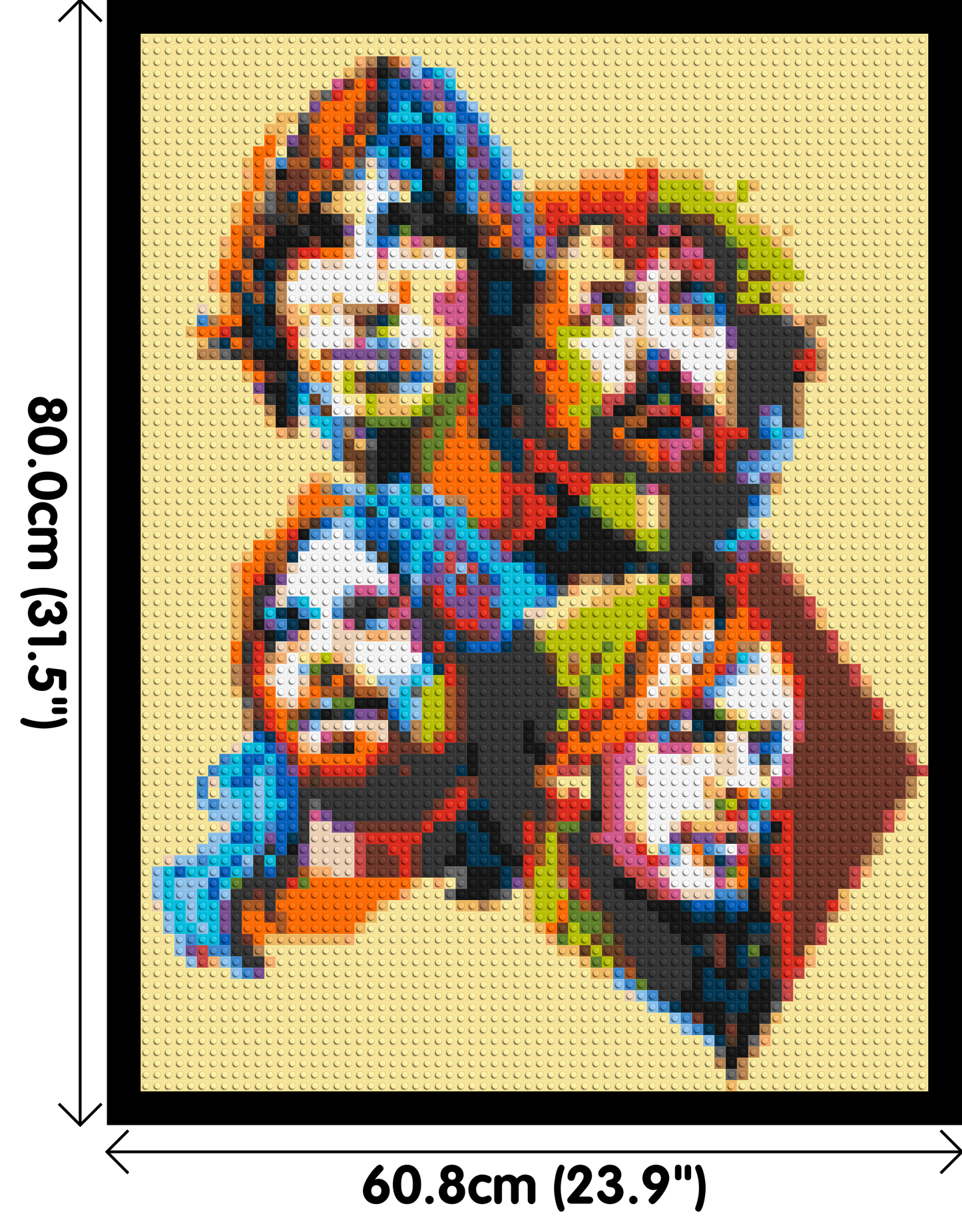 Pink Floyd - Brick Art Mosaic Kit 3x4 large