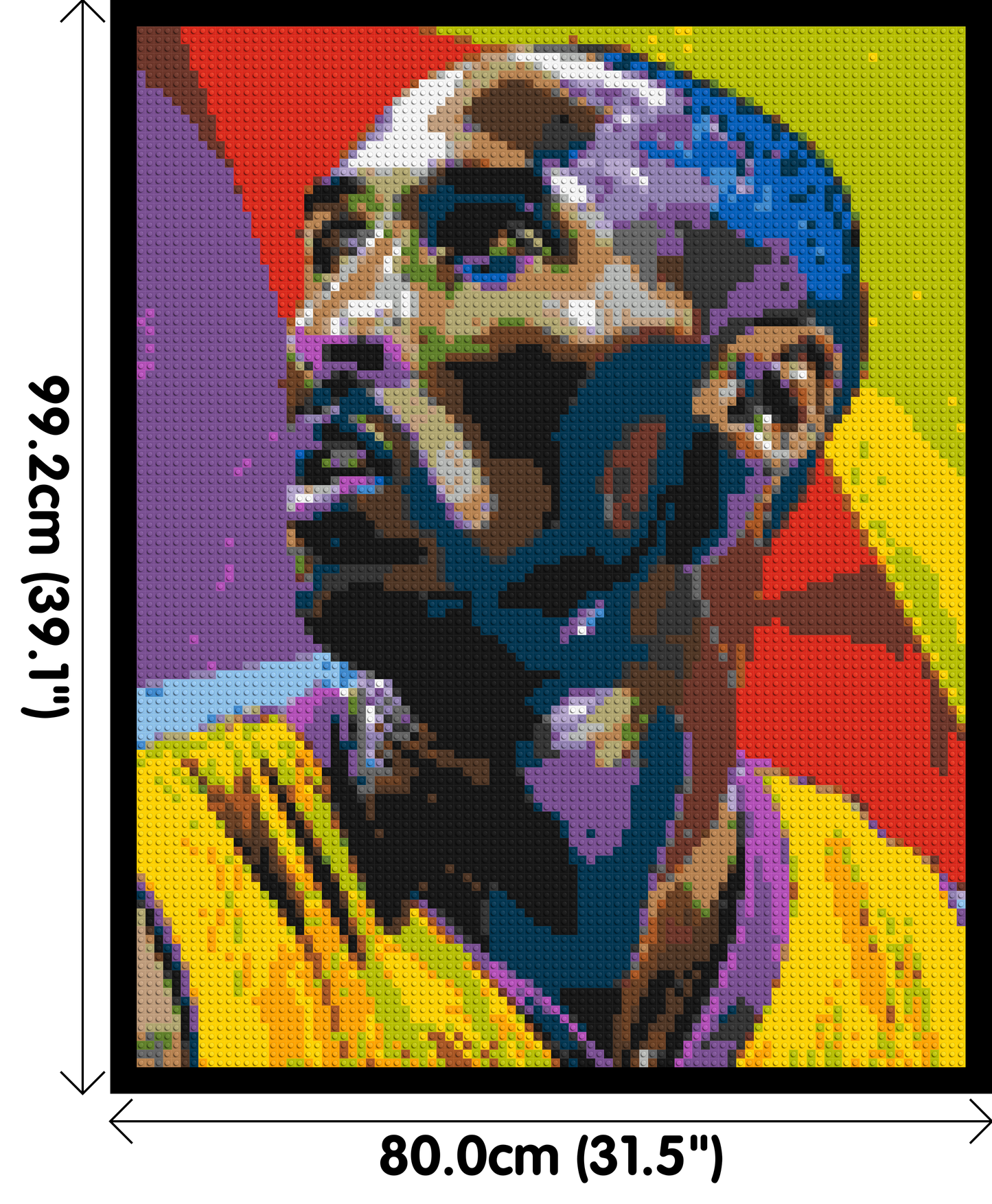 Kobe Bryant - Brick Art Mosaic Kit 4x5 large