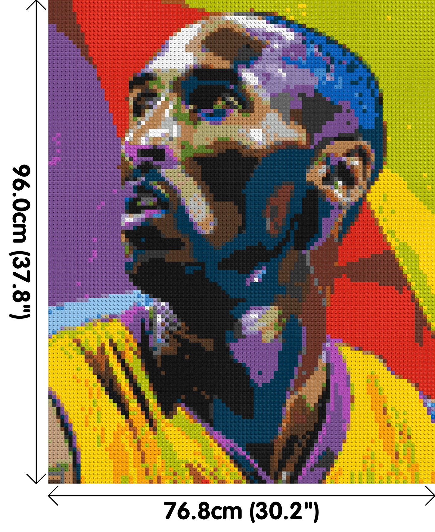 Kobe Bryant - Brick Art Mosaic Kit 4x5 large