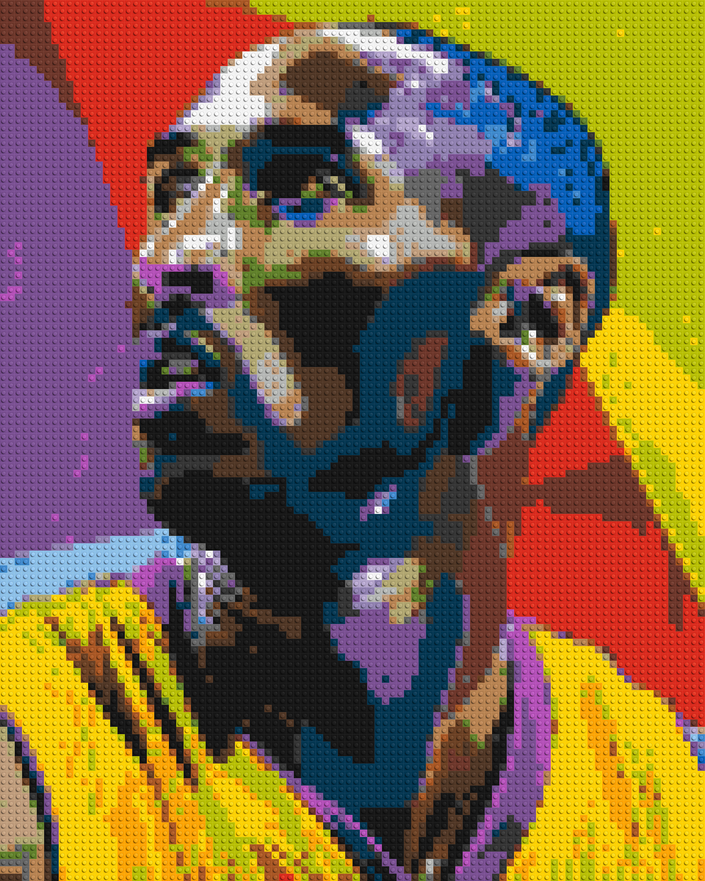 Kobe Bryant - Brick Art Mosaic Kit 4x5 large