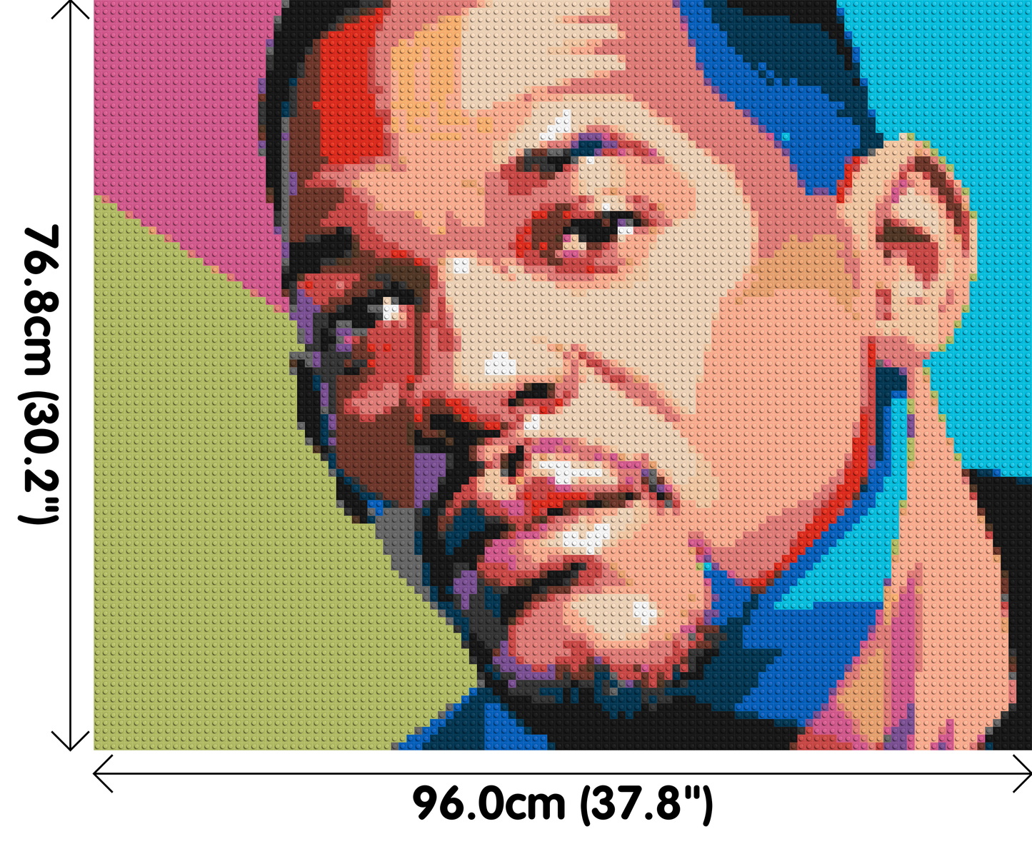 Will Smith - Brick Art Mosaic Kit 5x4 large