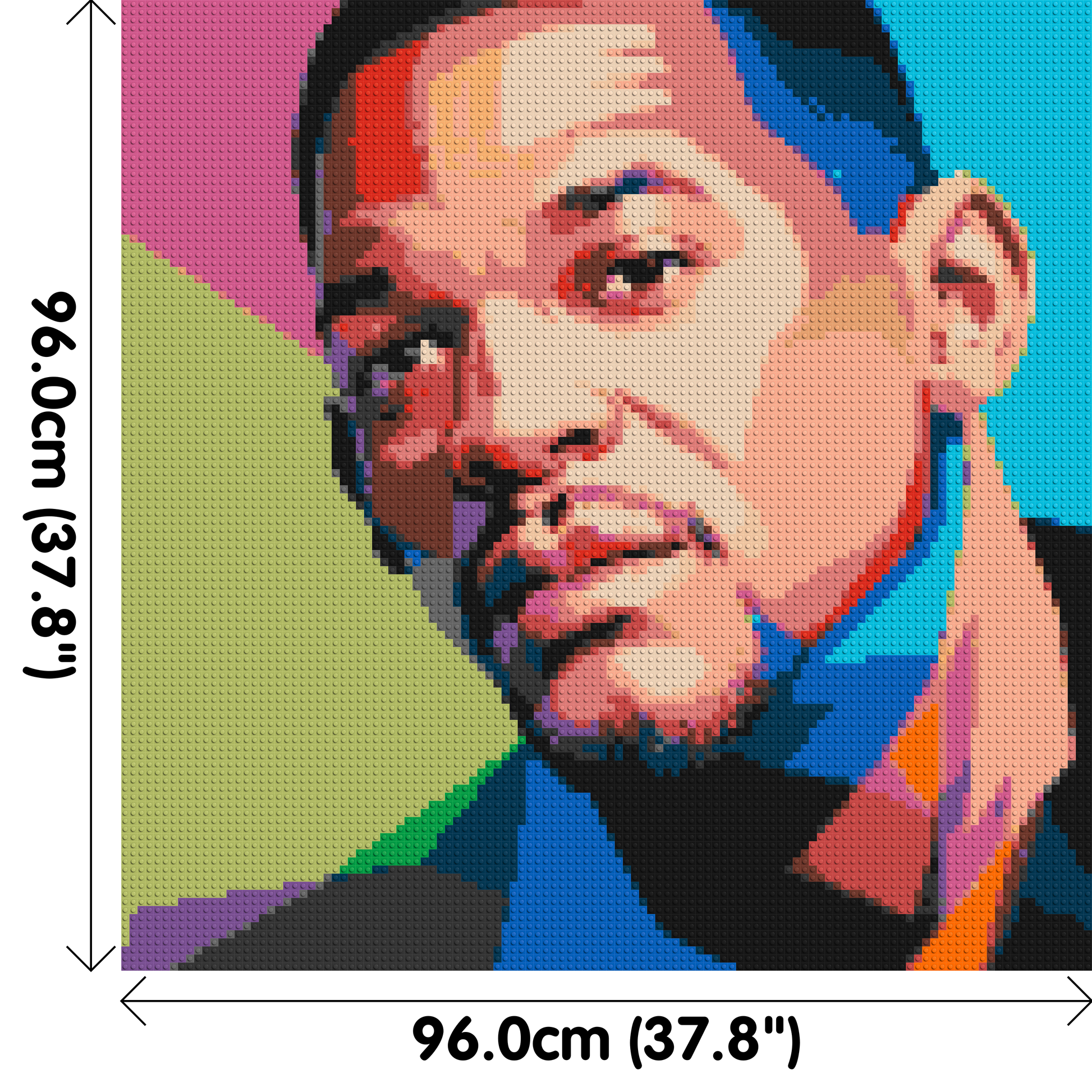 Will Smith - Brick Art Mosaic Kit 5x5 dimensions