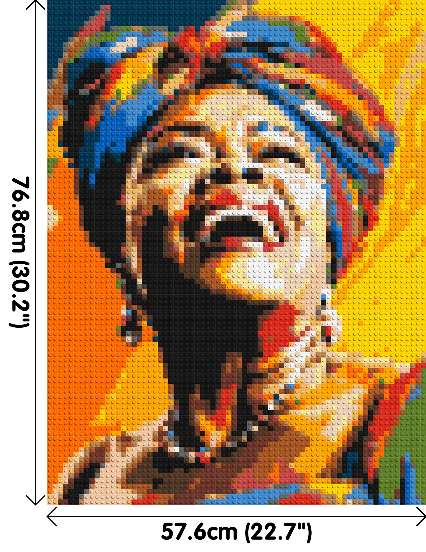 Maya Angelou - Brick Art Mosaic Kit 3x4 large