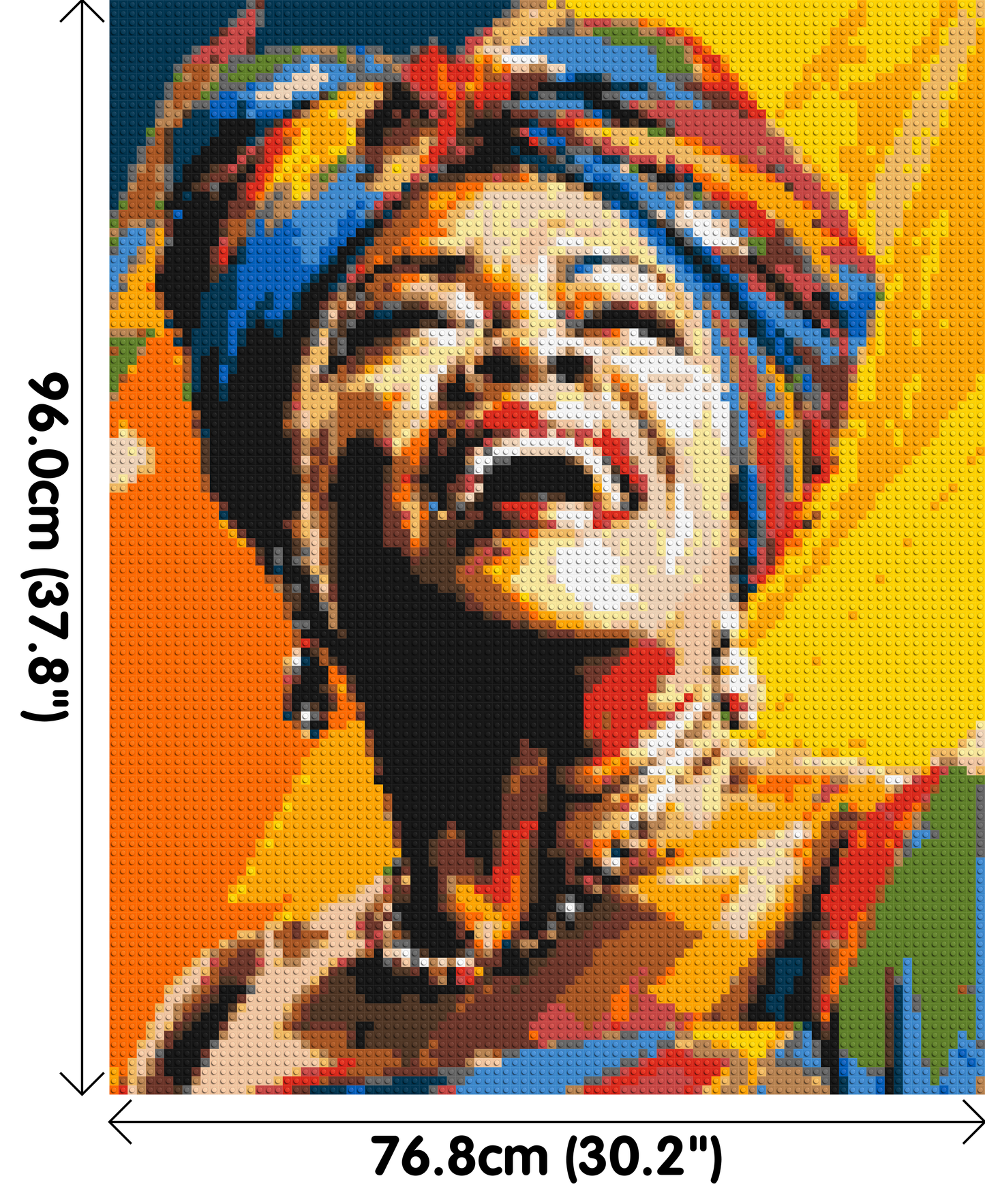 Maya Angelou - Brick Art Mosaic Kit 4x5 large