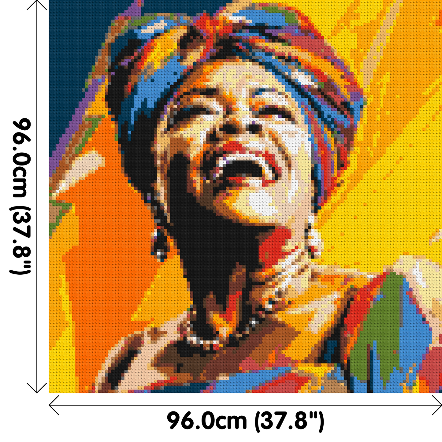 Maya Angelou - Brick Art Mosaic Kit 5x5 large