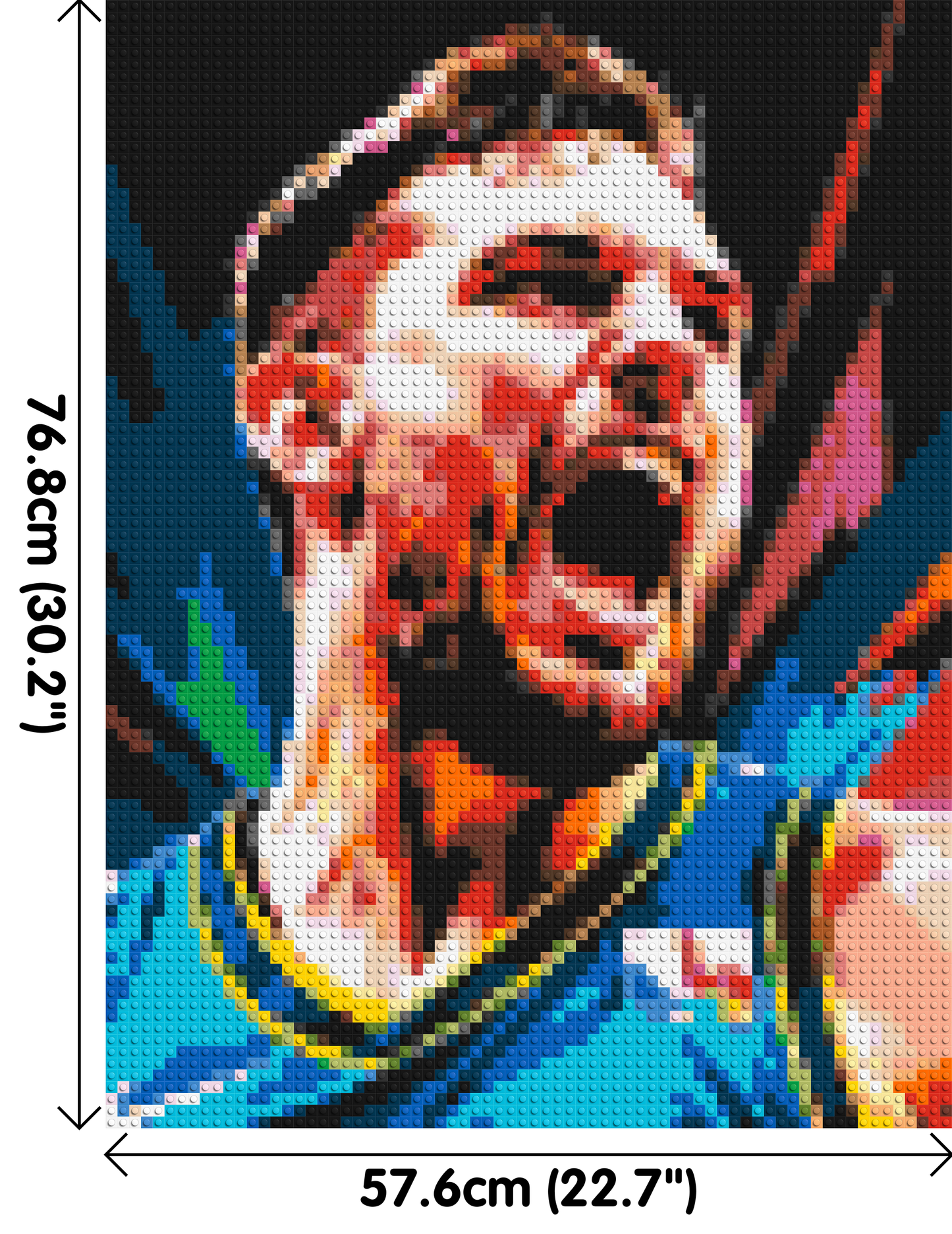 Luka Dončić - Brick Art Mosaic Kit 3x4 large