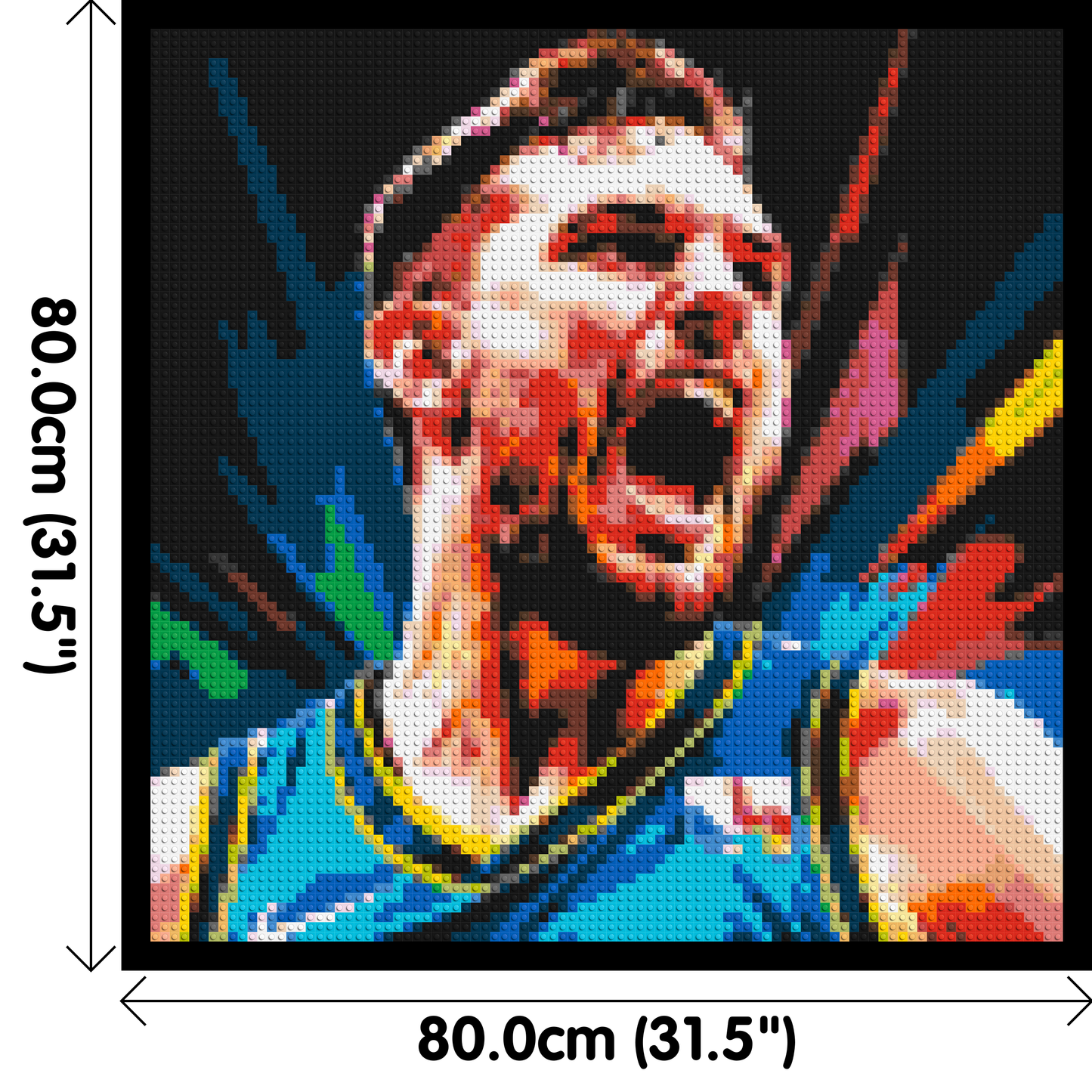 Luka Dončić - Brick Art Mosaic Kit 4x4 large