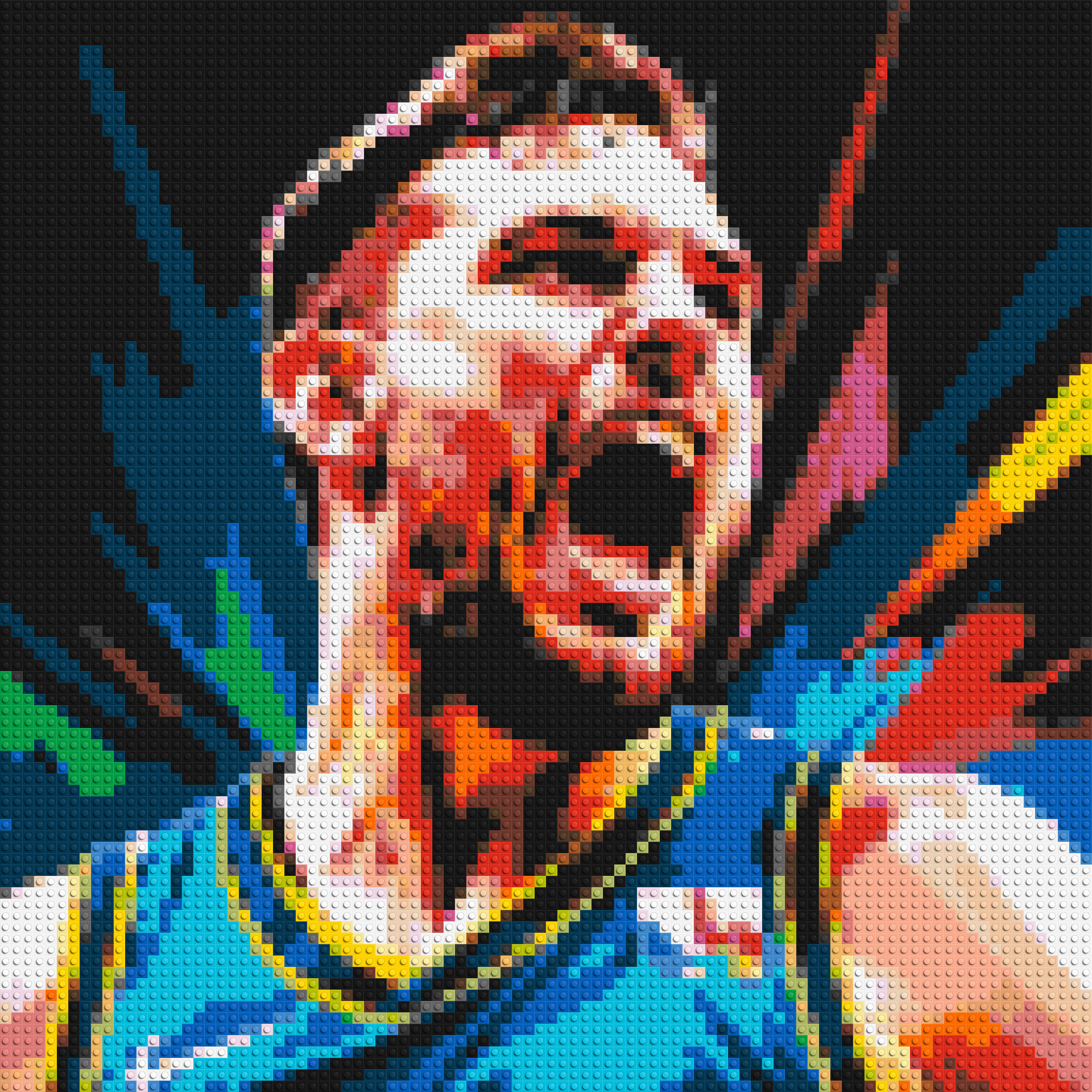 Luka Dončić - Brick Art Mosaic Kit 4x4 large