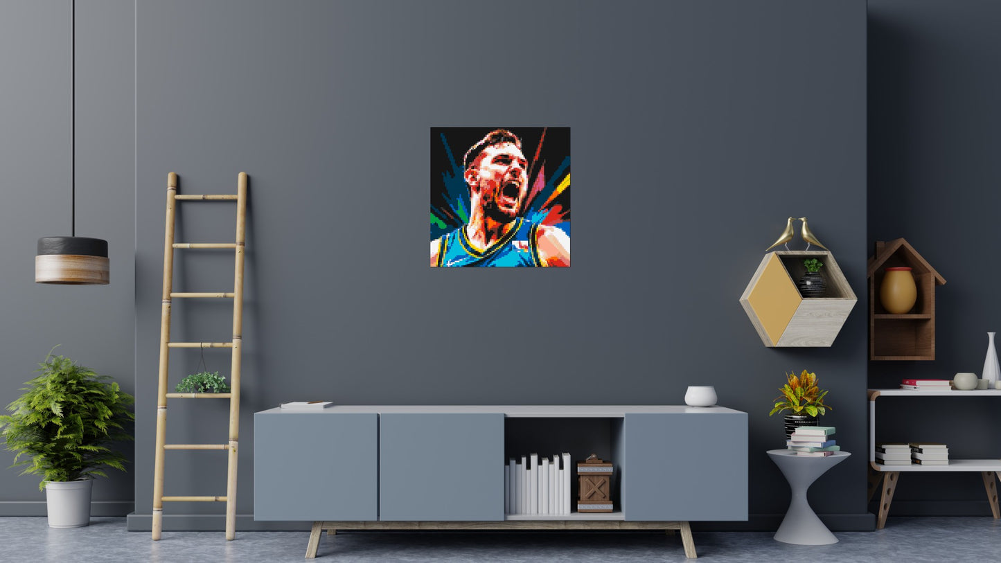 Luka Dončić - Brick Art Mosaic Kit 4x4 large