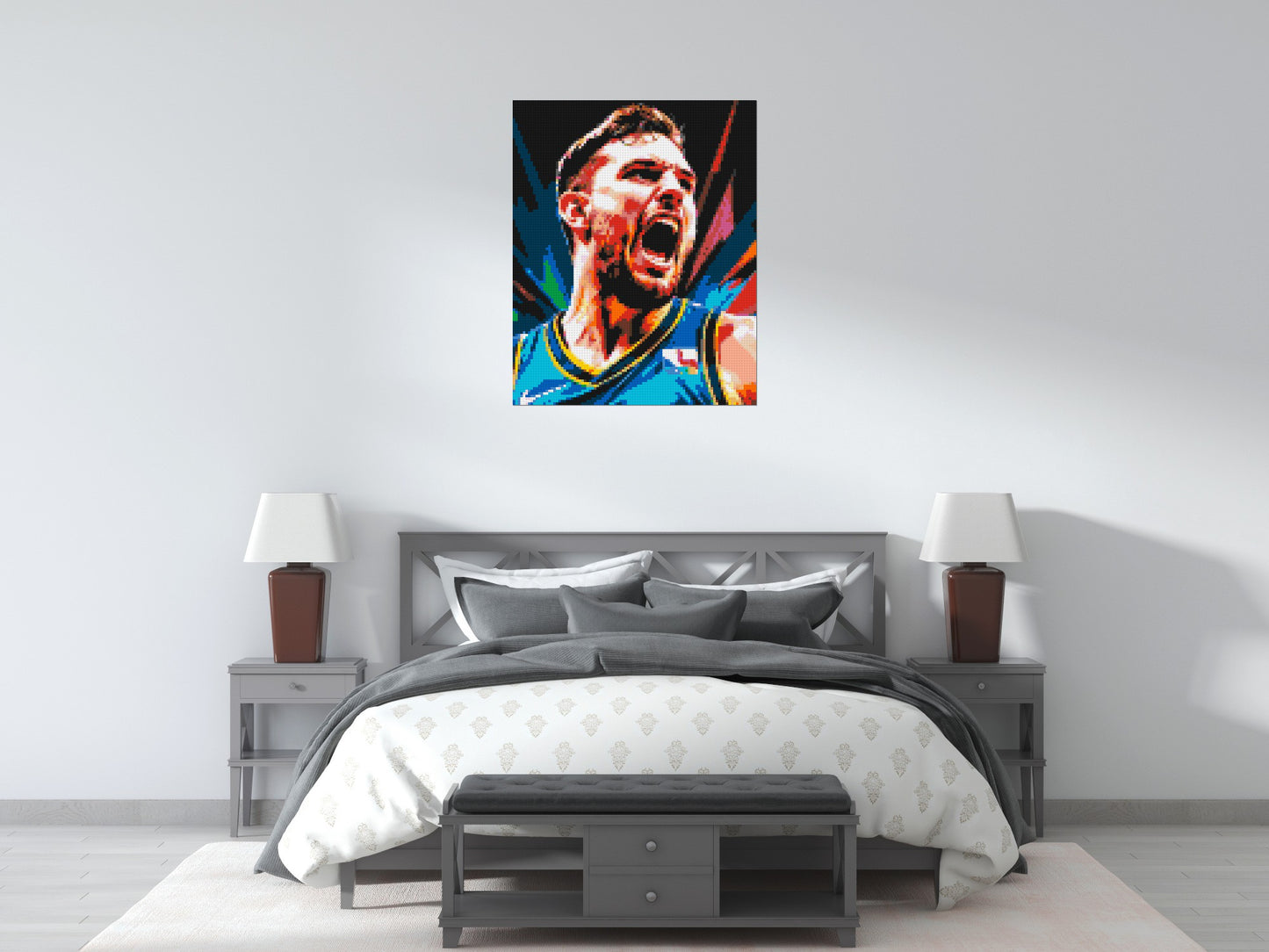 Luka Dončić - Brick Art Mosaic Kit 4x5 large