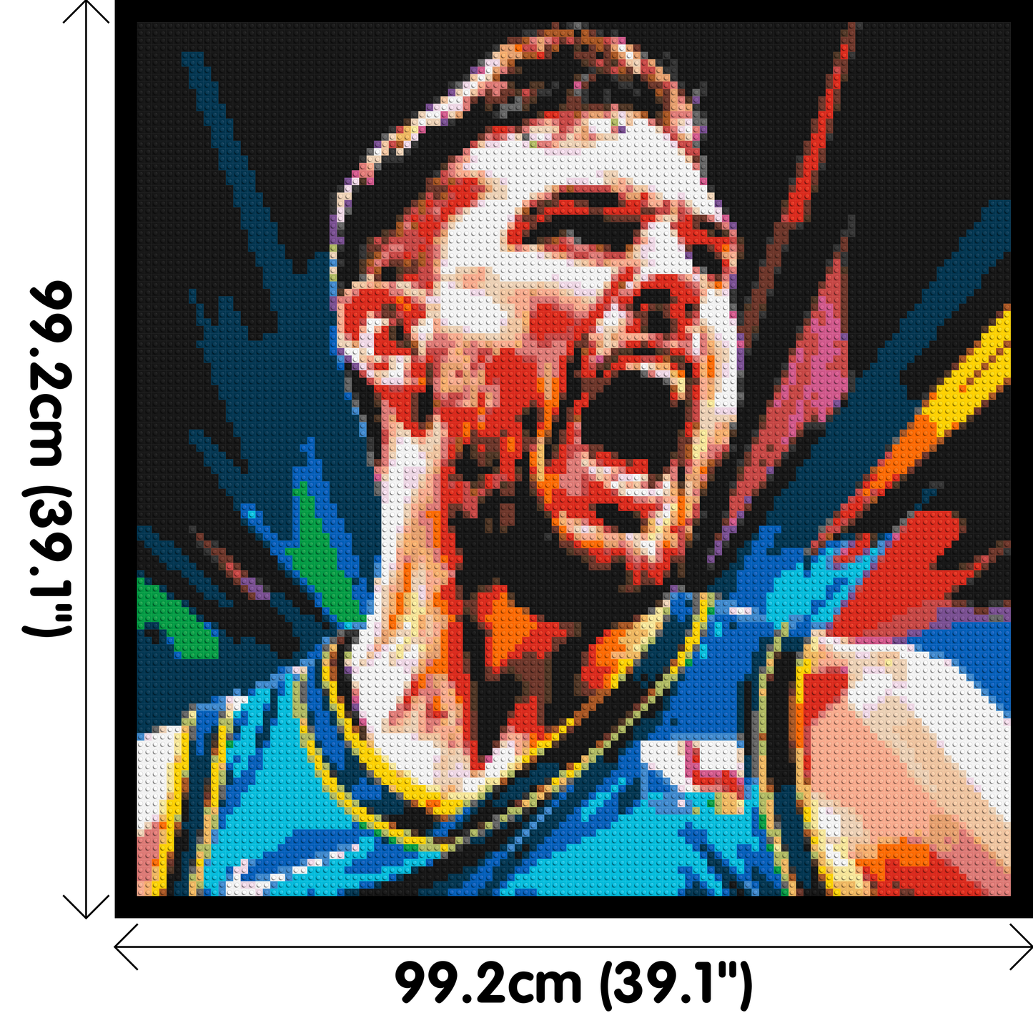 Luka Dončić - Brick Art Mosaic Kit 5x5 large